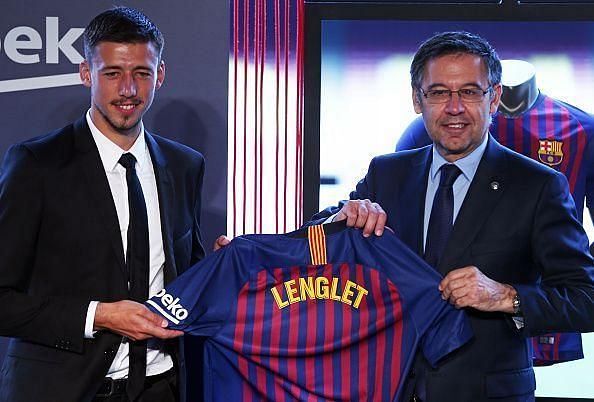 Barca's new Defender Lenglet